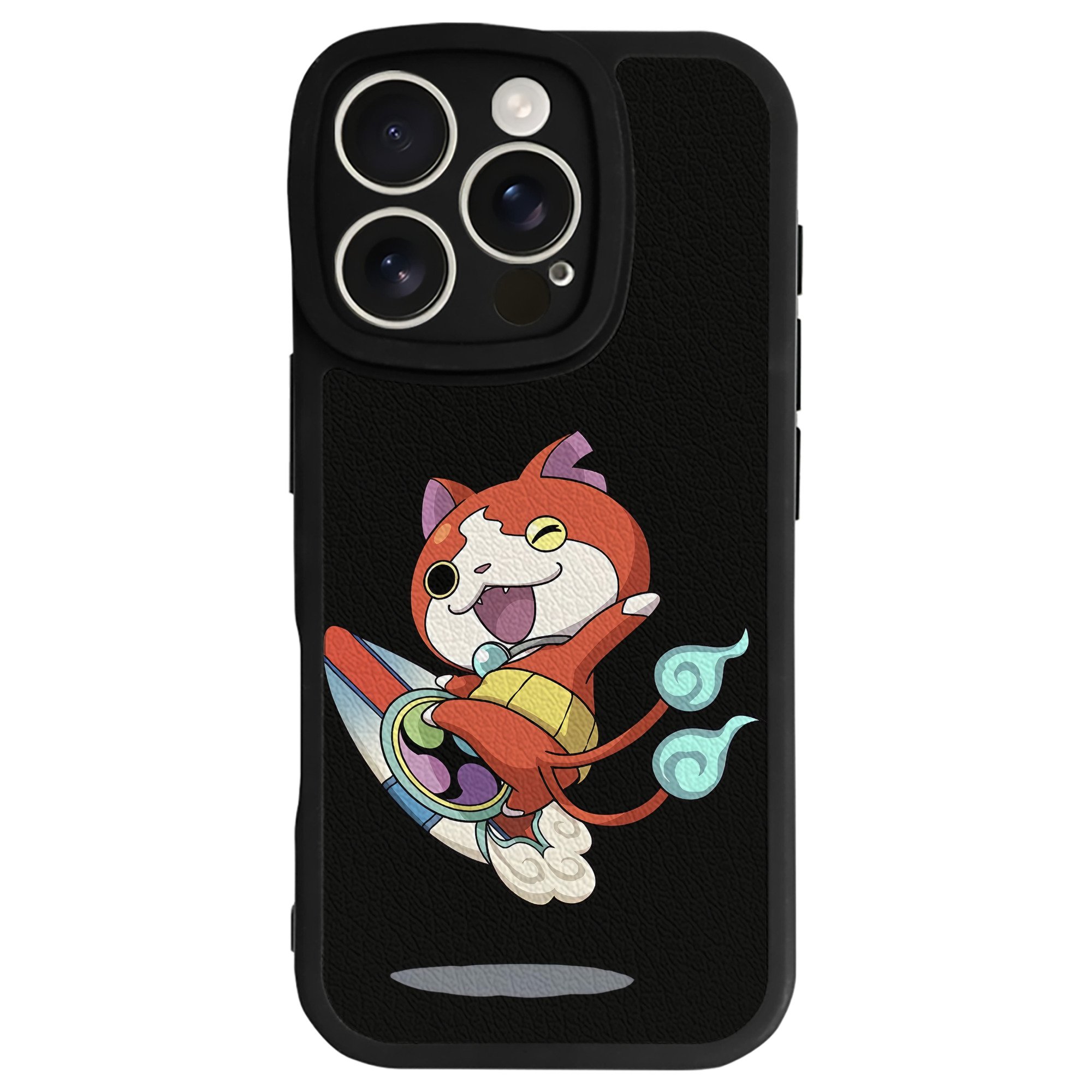 妖怪ウォッチ Yo-kai Watch 【iPhone 16シリーズ対応】シリコンスマホケース（レザー調） 材質：シリコン